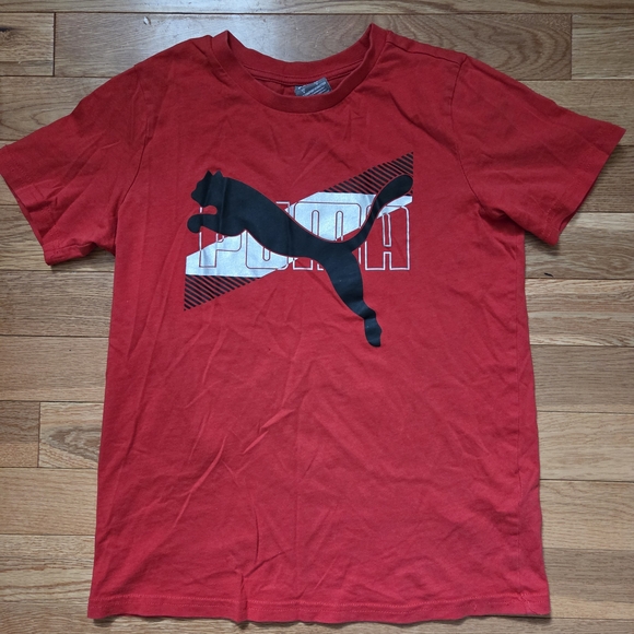 Puma Other - 5/$20 Puma Kids Red Short Sleeve Tee with Logo Size 8